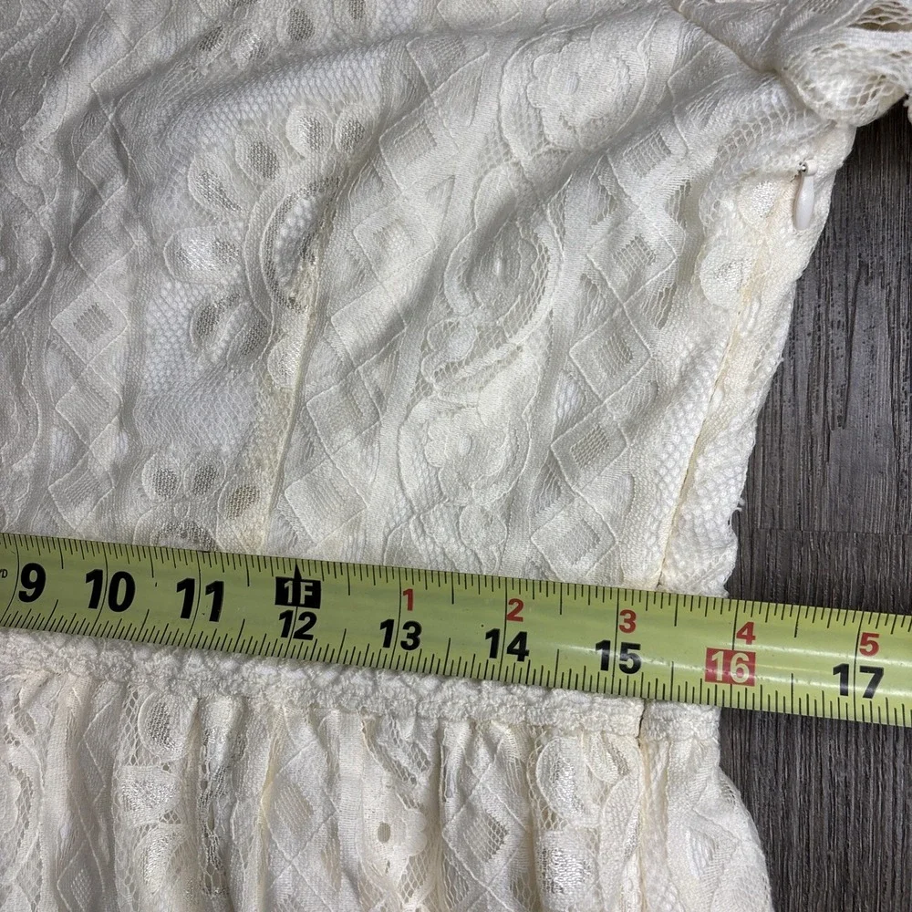 NEW Baltic Born Kody Lace Midi Dress Large Ivory Cream Vintage Bridal Wedding‎